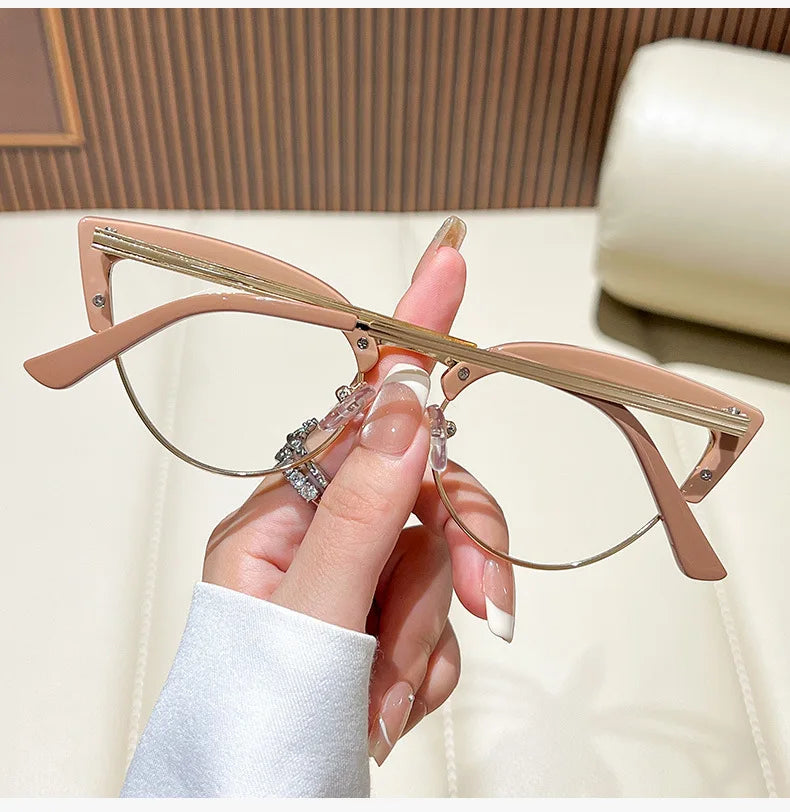 KANSEPT Woman Glasses in Trend Optical Lenses for Women Eyeglasses Women's Eyeglass Frame Transparent Eyepieces Eyewear Lunette