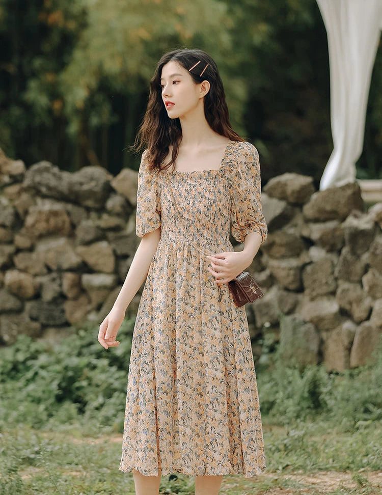 Dresses For Women 2025 Floral Woman Dress Open Back Backless Clothes Beach Flower Tight Bodycon Midi New In Offer Stylish