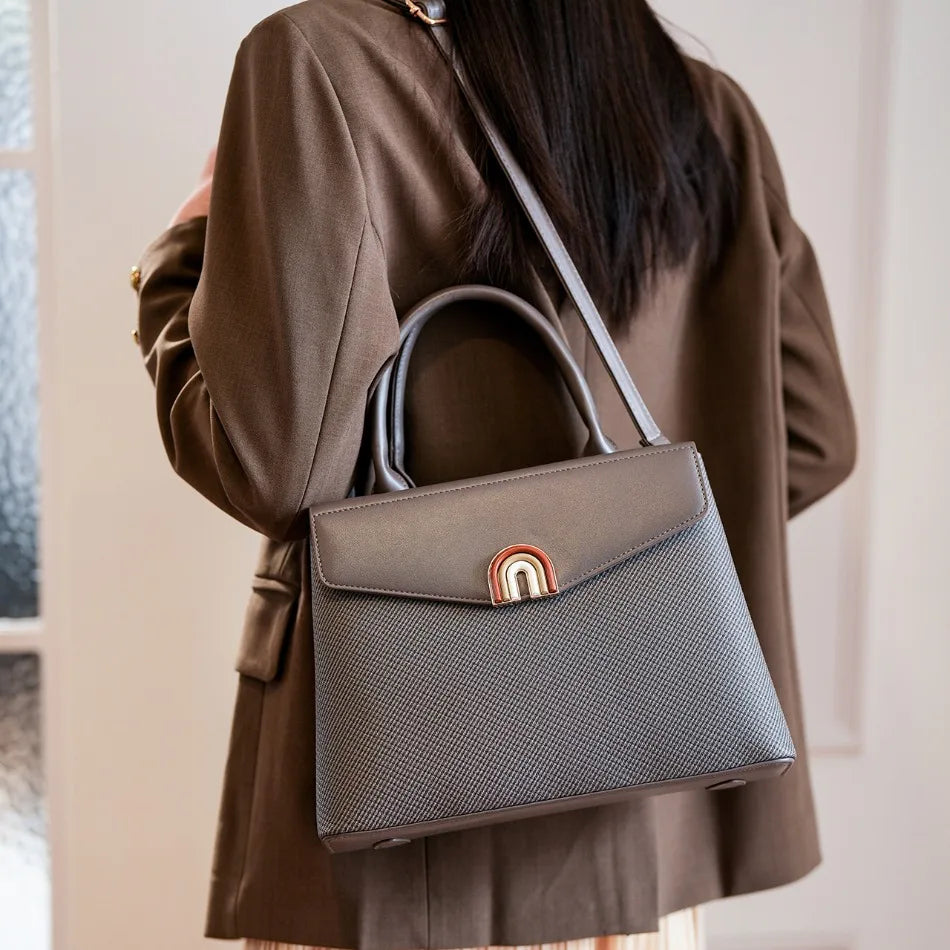 Women Hand Bags Luxury Ladies Top-Handle Bags High Quality Pu Leather Crossbody Bags for Women Elegant Female Tote Shoulder Bag